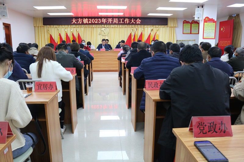 莫道君行早，更有早行人——大方镇召开2023年开局动员大会